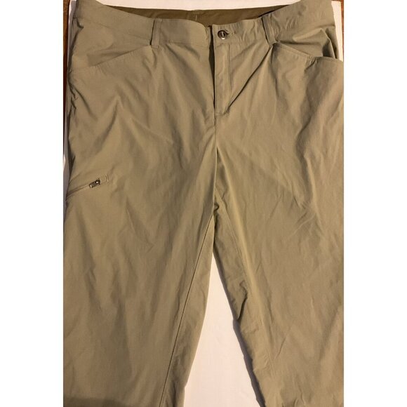 Patagonia Women Pants Straight Leg Chino Hiking Pants Women's 16 Packable Brown - Picture 1 of 3